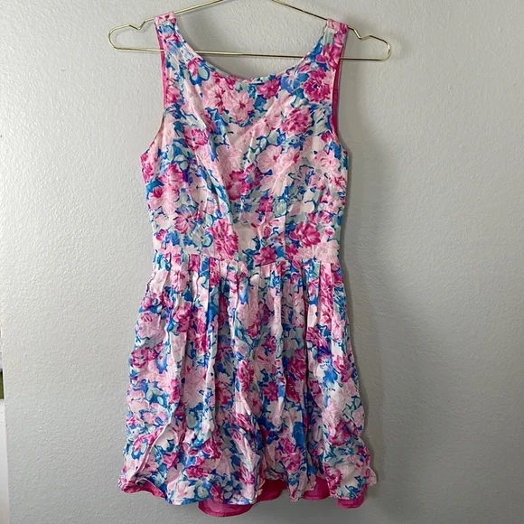 blue floral dress forever 21 Savannah Dress-Blue Floral – Love Olive Co
